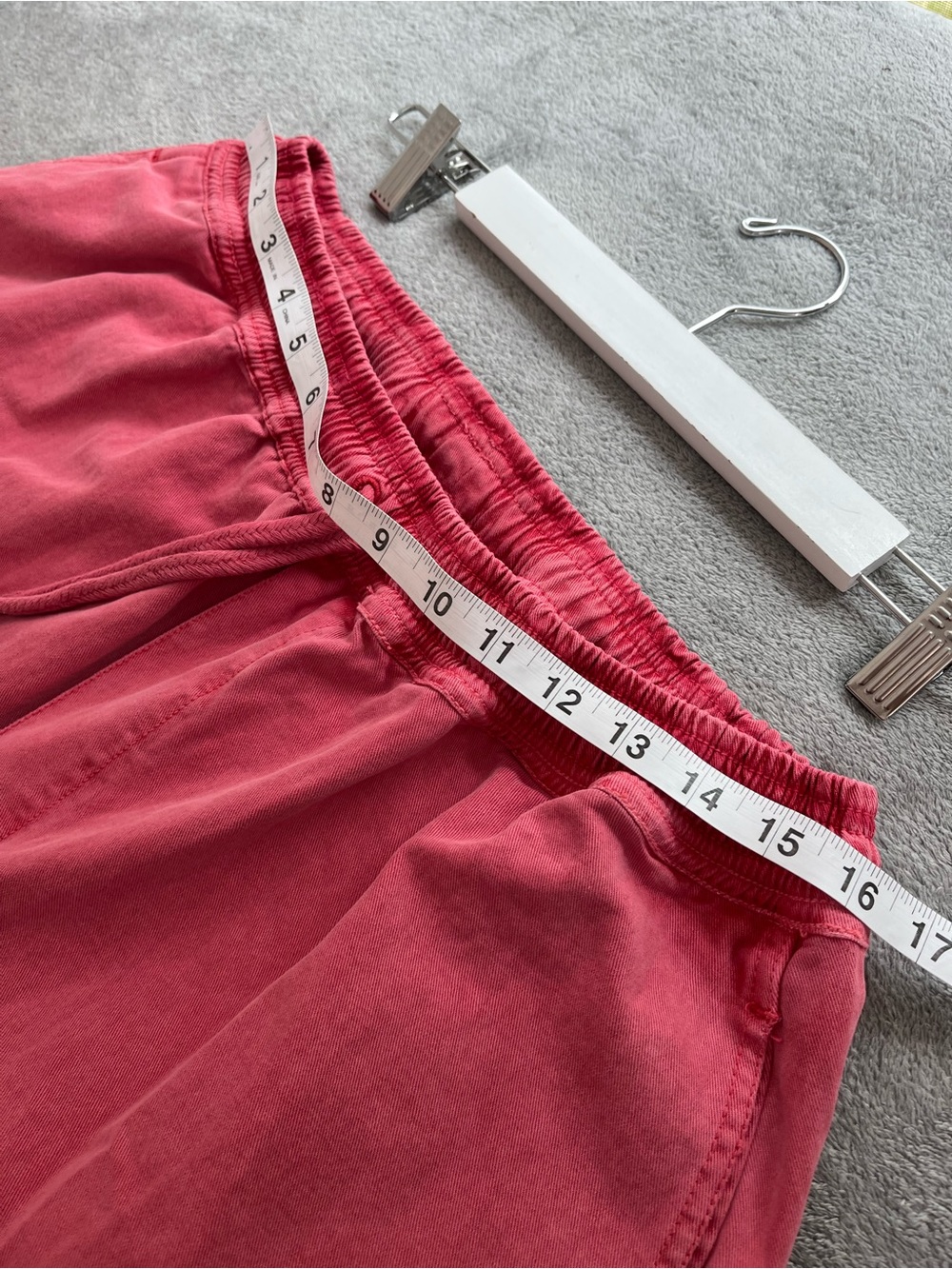 Free People NWOT Lex Pull-On Barrel Pants in Honeysuckle size large - Picture 4 of 7